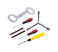 Chiave a bussola esagonale a 3 vie tipo Y, 8 mm, 10 mm, 12 mm, in acciaio al cromo vanadio, strumento per la rimozione delle ruote della lavatrice, manico antiscivolo con testa a lotto e strumenti a