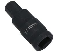 Chiave a bussola esagonale a brugola con attacco da 1/2", M12 x 55 mm, 12 mm