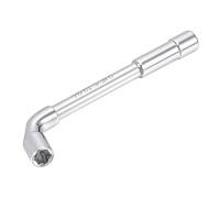 Chiave a bussola esagonale a L metrica da 10 mm, cromata, Cr-V