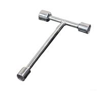 Chiave a bussola esagonale a tre poli con manico a T, strumento a 3 vie per riparazione ciclismo e uso meccanico, realizzata in acciaio al carbonio trattato termicamente e lega di cromo vanadio (10-12