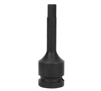 Chiave a bussola esagonale da 1/2 pollice 42 Bit adattatore per presa per avvitatore a impatto resistente al cromo molibdeno per meccanici professionisti e appassionati del fai da (Bussola per