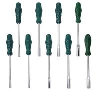 Chiave a bussola esagonale da 5 0 mm 13 mm con comoda maniglia in ABS, robusta struttura in metallo antiruggine per un uso affidabile nelle riparazioni di cacciaviti (10 mm)