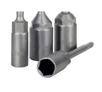 Chiave a bussola esagonale in acciaio al cromo vanadio, adattatore per punte da trapano da 150 mm, per macchinari e lavorazione del legno (magnetico 8 mm)