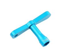 Chiave A Bussola Esagonale per Dadi da 7 mm In Metallo per Auto Cingolate RC 1/18 1/24 TRX4M SCX24 AX24 FCX24 FCX24M Parti di Aggiornamento Blu