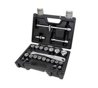 CHIAVE A BUSSOLA ESAGONALI + CRICCHETTO ATTACCO 1/2 SERIE 25 PEZZI 923E/C25