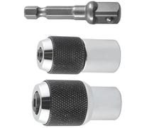 Chiave a bussola industriale da 3/8 di azionamento, mandrini da 65 mm, asta di prolunga in acciaio al carbonio con funzione a cricchetto, supporti professionali per maschi e matrici