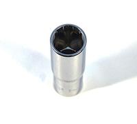 Chiave a bussola, inserti profondi, dadi lunghi, esagonali, 1/2", 17 mm