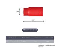 Chiave a bussola isolata resistenza tensione 1000V per facili operazioni elettri