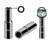 CHIAVE A BUSSOLA LUNGA BOCCA ESAGONALE ATTACCO 1/2″ 8 - 32 mm TOTAL