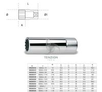 Chiave A Bussola Lunga Bocca Poligonale 1/2" - Beta 920AS/L