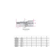 BETA ART.920ME CHIAVE A BUSSOLA MASCHIOESAG. 1/2 MM.12