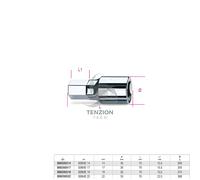 Chiave A Bussola Maschio Esagonale 3/4" - Beta 928ME
