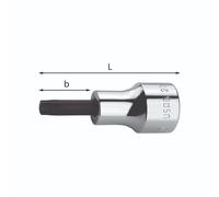 Chiave a bussola mascio Torx attacco 1/2'' - USAG 233 1/2 NTX