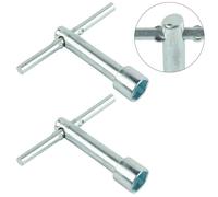 Chiave a Bussola Nessuno Acciaio Manico T 68mm Driver Esagonale Presa Argento
