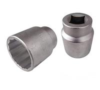 Chiave a Bussola poligonale 34 mm con attacco quadro femmina 3/4" Pollici bussole bussolotto Boccola (Acciaio al cromo-vanadio, 34mm)