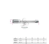 Chiave A Bussola Poligonale Lunga Quadro Femmina 1/2" Per Candele - Beta 956L