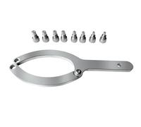Chiave a Bussola Regolabile per impieghi gravosi/Chiave Manuale per cilindri Idraulici su Attrezzature agricole e da Costruzione. Viene fornita con perni da 1/4", 5/16", 2/5" e 3/8".