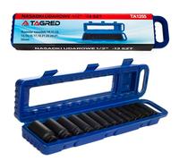 Chiave a Bussola Set 1/2″ Lungo 13tlg 10-32 MM Esagonale Dadi Impatto Punte
