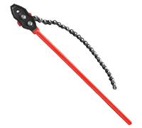Chiave a catena da 36" con lunghezza della catena di 29,5", chiave a catena per tubi ad alta resistenza per installazione e manutenzione di tubi, adatta a diametri di tubi massimi di 4 pollici