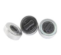 Chiave a cricchetto, 1/4 3/8 1/2", in acciaio legato ad alta durezza, diametro 38 mm, set di 3 chiavi a cricchetto con cuscinetto a molla per