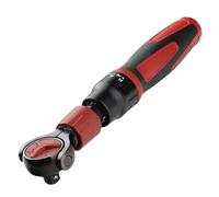 Chiave a cricchetto, 3/8", 72 denti, ergonomica, con impugnatura antiscivolo, testa girevole, presa reversibile in acciaio, per tecnici di elettrodomestici per moto, manutenzione industriale