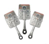 Chiave a cricchetto 7 in 1 con due teste funzionali e sistema di ingranaggi di precisione a 72 denti per attività di fissaggio affidabili (testa di attività)