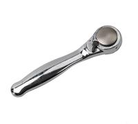 Chiave a cricchetto a 72 denti 6,35 mm, manico esagonale a sgancio rapido per spazi ristretti, struttura in lega con regolazione bidirezionale a 72 denti, supporto magnetico per punte, 2