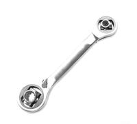Chiave a cricchetto a doppia testa 52 in 1, strumento a bussola all-in-one, testa girevole a 360°, design compatto, impugnatura antiscivolo, per motori automobilistici, impianti idraulici, lavori di