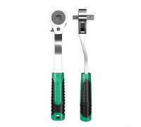 Chiave a cricchetto a doppia testa, per cr-v 2-in-1 esagonale bit driver e presa materiale per riparazione auto automobilistiche (A)