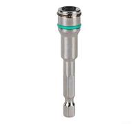 Chiave a cricchetto con adattatore magnetico per dado esagonale per l'uso con cacciaviti pneumatici ed elettrici, caricato a molla per un fissaggio solido, materiale metallico (2 pezzi)
