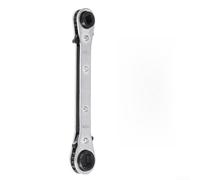 Chiave a cricchetto con azionamento ribaltabile per valvole AC Port con teste quadrate da 3/16 1/4 5/16 3/8 pollici per tecnici (set A)