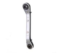 Chiave a cricchetto con azionamento ribaltabile per valvole AC Port con teste quadrate da 3/16 1/4 5/16 3/8 pollici per tecnici (Set B)