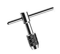 Chiave a cricchetto con supporto per maschi 1x chiave a cricchetto regolabile tipo T supporto for filettatura manuale M3-M6 M5-M8 M6-M12 taglierina a forma di T(M6 M12)