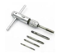 Chiave a cricchetto con supporto per maschi Utensili for chiave manuale con supporto manuale for alesatore for rubinetto con impugnatura a T e filettatura for vite a macchina M3-M8 3mm-8mm(Wrench)