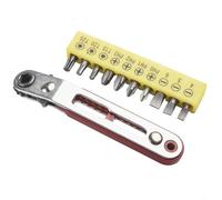 Chiave a cricchetto con testa a gomito senza sforzo con azionamento quadrato da 1/4 e angolo di 30 gradi per applicazioni domestiche e automatiche