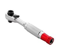 Chiave a cricchetto cromata resistente portatile utensili manuali | Chiave a cricchetto per riparazione auto, moto, bici, casa, falegnameria, armadietto idraulico, 0,6 cm