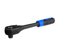 Chiave a cricchetto da 1/2", 90 denti con chiusura rapida, impugnatura ergonomica, cricchetto girevole a 4°, adatta per piccoli spazi, lega cromata