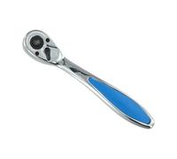 Chiave a cricchetto da 1/4" con meccanismo a ingranaggi reversibile a 90 denti, acciaio al cromo vanadio trattato termicamente, per spazi ristretti in auto e officina