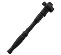 Chiave a cricchetto da 1/4 di pollice con testa rotante a 360 gradi e design a 72 denti per un fissaggio di precisione in punti stretti (nero)