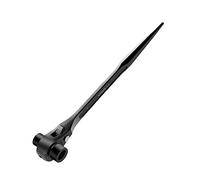 Chiave a cricchetto da 10-32 mm Presa a punta Adattatore per presa regolabile Strumento manuale Chiave a cricchetto a punta Doppio uso Coppia elevata Set di livello professionale Set metrico