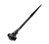 Chiave a cricchetto da 10-32 mm Presa a punta Adattatore per presa regolabile Strumento manuale Chiave a cricchetto a punta Doppio uso Coppia elevata Set di livello professionale Set metrico