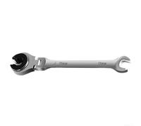 Chiave a Cricchetto Flessibile 8-27mm in Acciaio Cromo Vanadio per Auto e per moto - Utensile per professionale con Girevole(11mm)