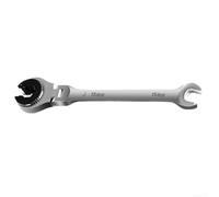 Chiave a Cricchetto Flessibile 8-27mm in Acciaio Cromo Vanadio per Auto e per moto - Utensile per professionale con Girevole(15mm)
