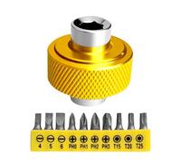 Chiave a cricchetto in miniatura in acciaio al carbonio resistente, punte gialle adatte per meccanici, manutenzione domestica, attività all'aperto, set di chiavi professionali