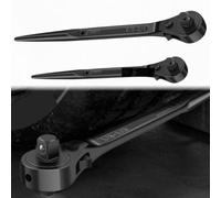 Chiave a cricchetto meccanica a doppio lato con design ottimizzato del braccio a leva per una migliore applicazione della forza (1/2-3/4)