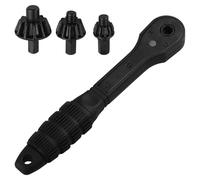 Chiave a cricchetto per mandrino 3 in 1, chiave per mandrino a cricchetto in 3 misure, adattatore universale a doppia testa per chiave inglese, Matraca para Taladro De Impacto