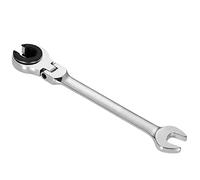 Chiave a cricchetto per tubi Flex-Head da 15 mm, a doppia estremità aperta, per chiavi a cricchetto e utensili manuali