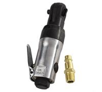 Chiave a cricchetto pneumatica da 1/4 di pollice 300 RPM Controllo a leva reversibile in metallo per spazi ristretti Macchinari per la costruzione navale Industria automobilistica