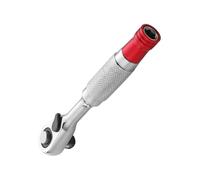 Chiave a cricchetto professionale con cricchetto da 1/10 cm, cambio rapido e perni di 15 gradi per luoghi difficili da raggiungere, cambio rapido