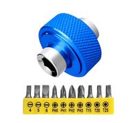 Chiave a cricchetto professionale in miniatura in acciaio al carbonio con teste gialle intercambiabili, impugnatura ergonomica, per artigiani, colore: giallo